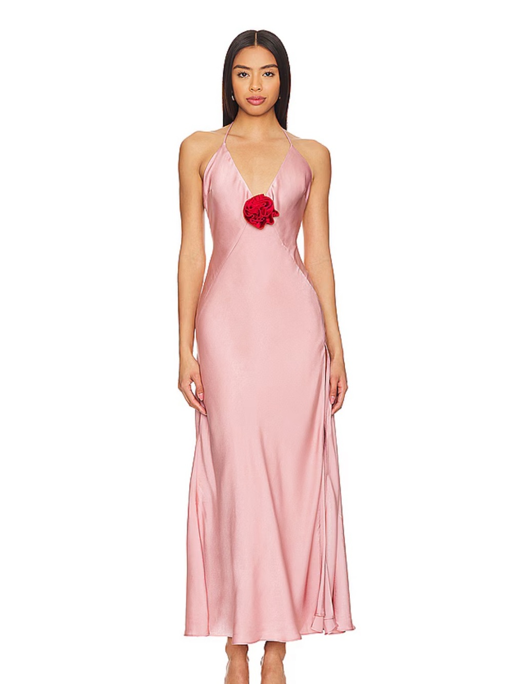 Bardot x REVOLVE Aradia Maxi Dress in Pink & Red